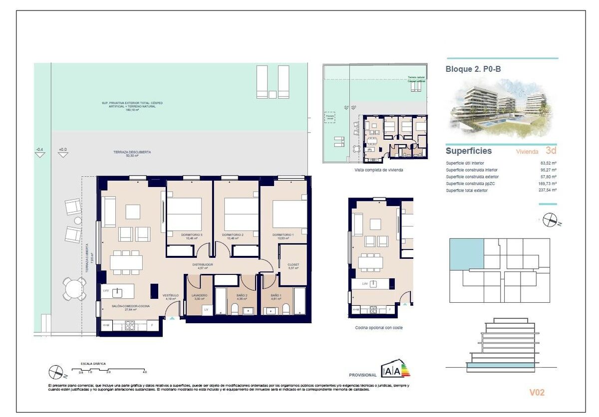 Квартира з 3 спальнями, 111м² в Вільяхойоса, Іспанія [ID: 0137-SP0995]
