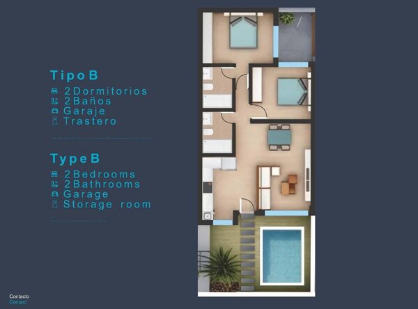 Бунгало в Сан-Педро-дель-Пинатар, Испания, 69м² - изображение 11