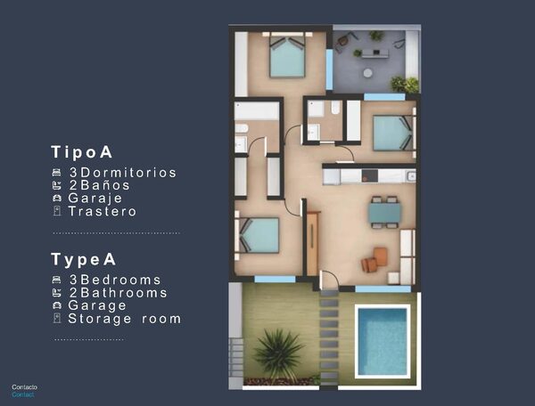 Бунгало в Сан-Педро-дель-Пинатар, Испания, 83м² - изображение 10