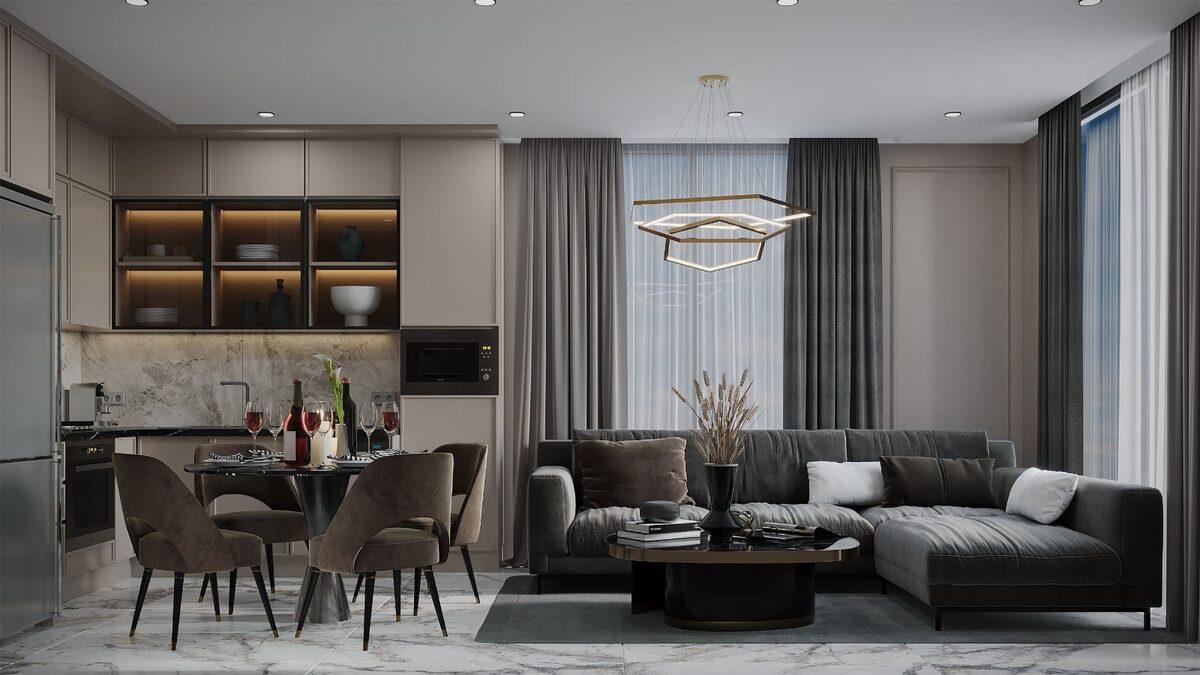Квартира с 1 спальней, 59м² в Алания, Турция [ID: TA23-001]
