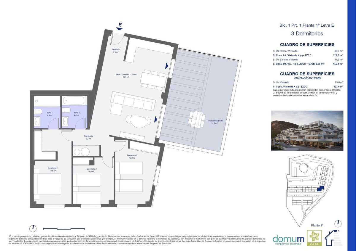 Apartament z 3 sypialniami, 133m² w Pulpi, Hiszpania [ID: 0137-SP1023]