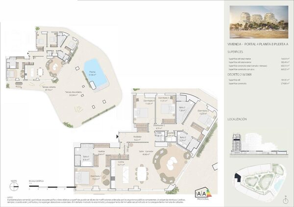 Квартира в Малага, Испания, 274м² - изображение 32