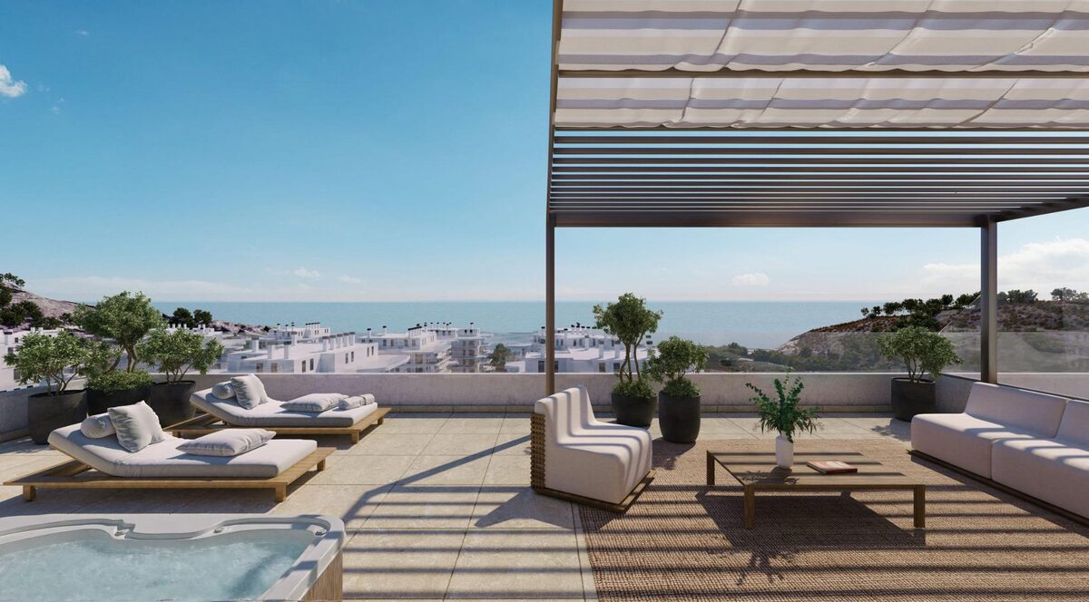 Penthouse z 4 sypialniami, 151m² w Villajoyosa, Hiszpania [ID: 0137-SP1032]