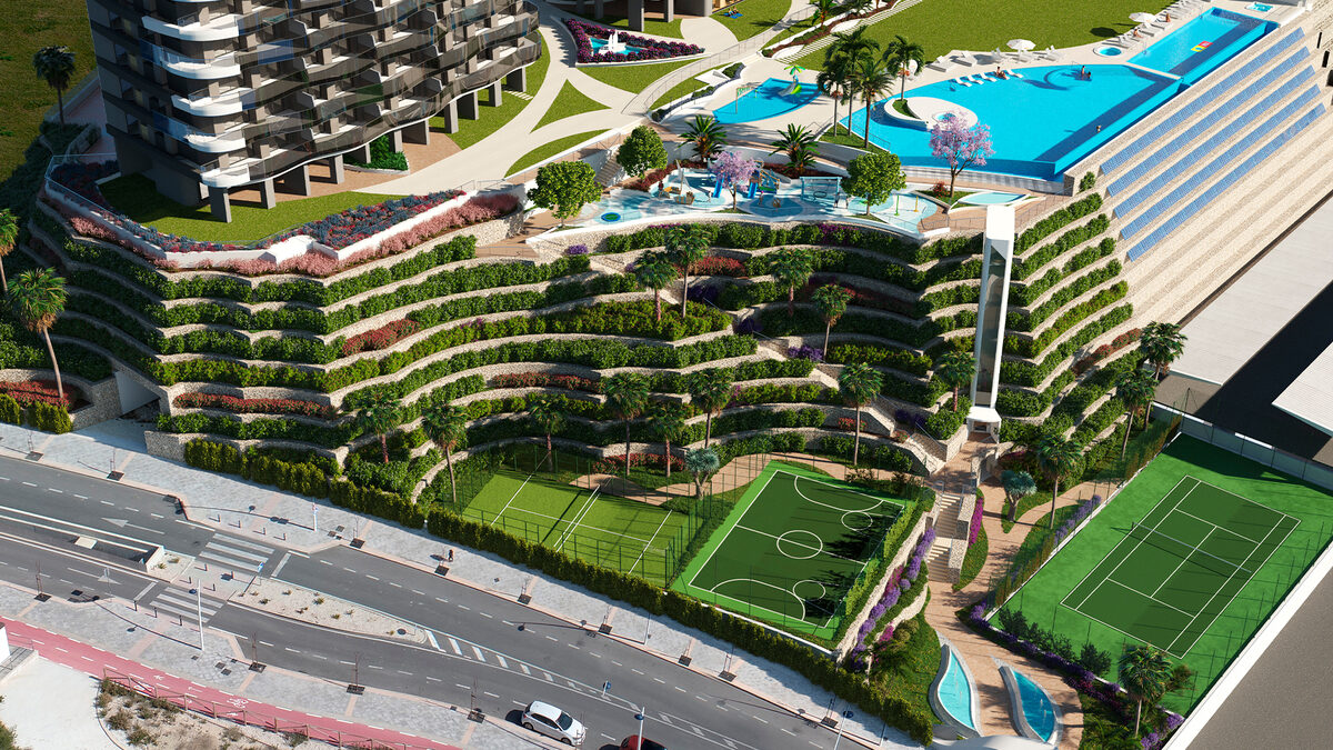 Квартира с 1 спальней, 75м² в Бенидорм, Испания [ID: 0140-004]
