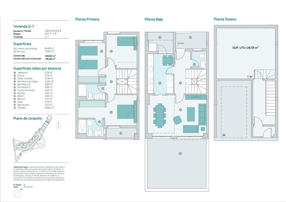 Dom szeregowy z 3 sypialniami, 109m² w almuñecar, Hiszpania [ID: 0137-SP1142]
