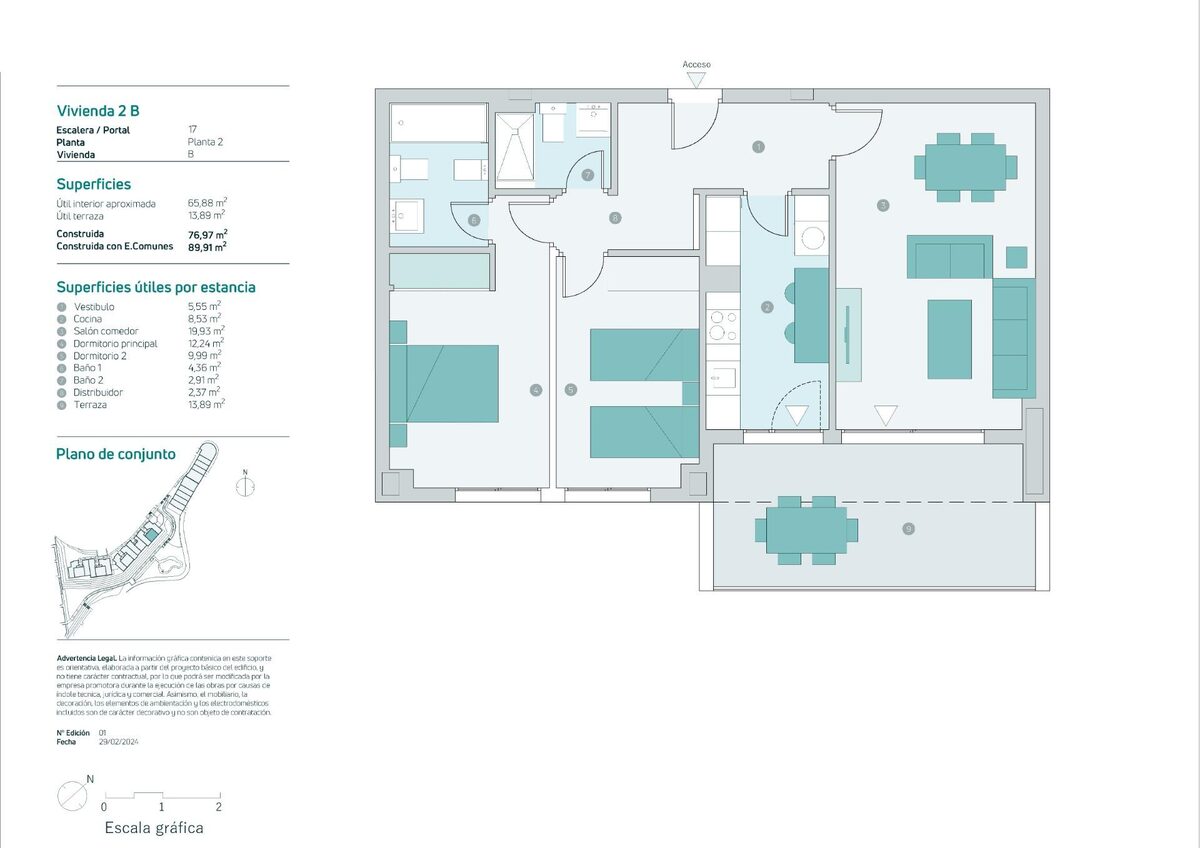Apartament z 2 sypialniami, 76m² w almuñecar, Hiszpania [ID: 0137-SP1139]