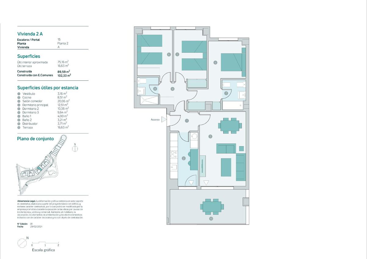 Apartament z 3 sypialniami, 89m² w almuñecar, Hiszpania [ID: 0137-SP1140]