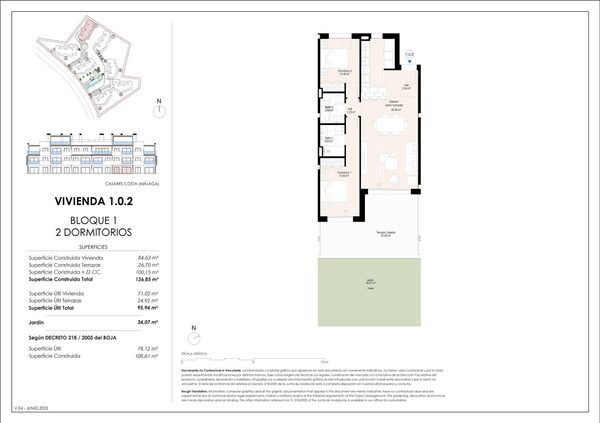 Apartament w Casares, Hiszpania, 108m² - obraz 13