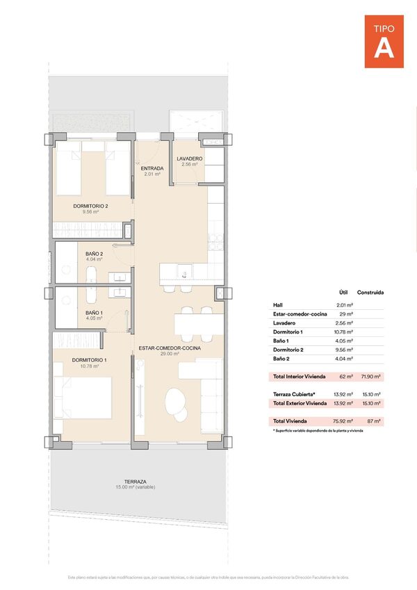 Квартира в Ла Нусія, Іспанія, 87м² - зображення 19