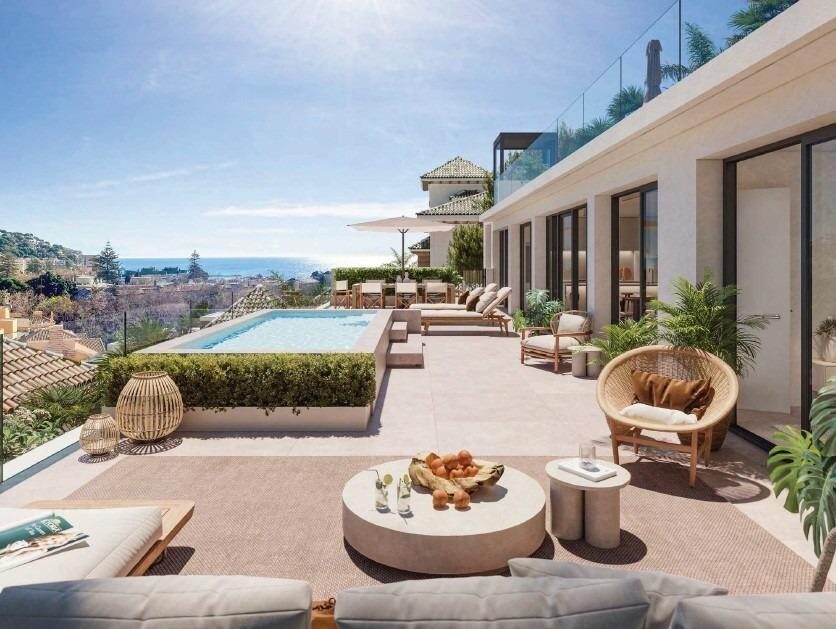 Penthouse z 2 sypialniami, 107m² w Малага, Hiszpania [ID: 0137-SP1089]