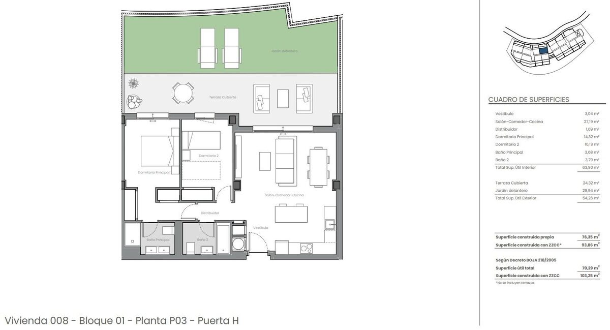 Квартира с 2 спальнями, 110м² в Эстепона, Испания [ID: 0137-SP1034]