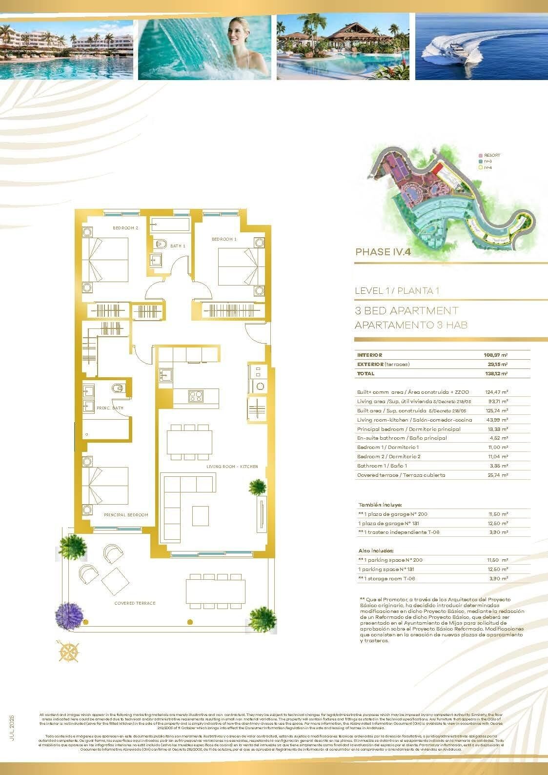 Apartment with 3 bedrooms, 125m² in Mijas, Spain [ID: 0137-SP1176]