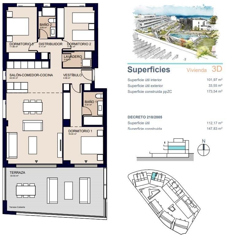 Apartament z 3 sypialniami, 143m² w Estepona, Hiszpania [ID: 0137-SP1158]