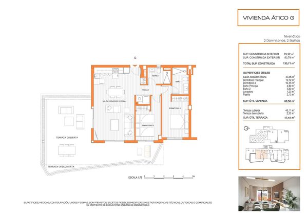 Пентхаус в Фуенхірола, Іспанія, 79м² - зображення 8