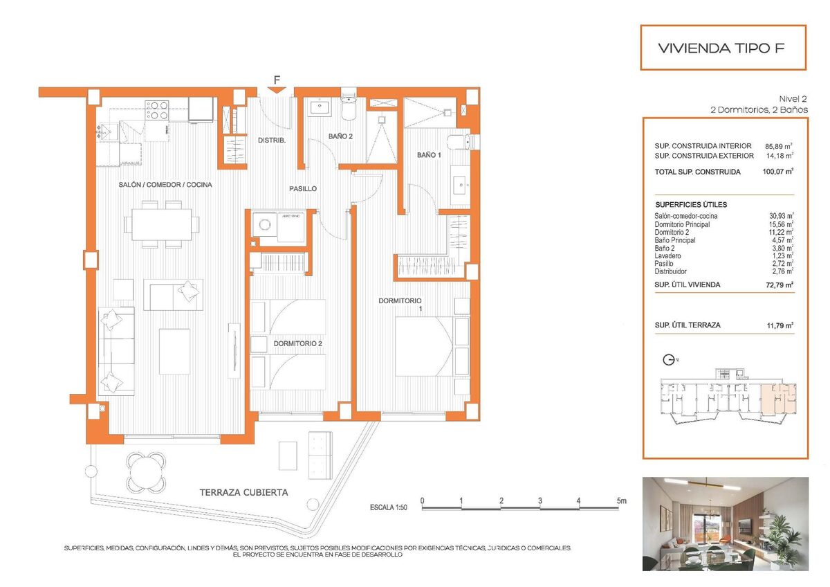 Пентхаус з 2 спальнями, 100м² в Фуенхірола, Іспанія [ID: 0137-SP1150]