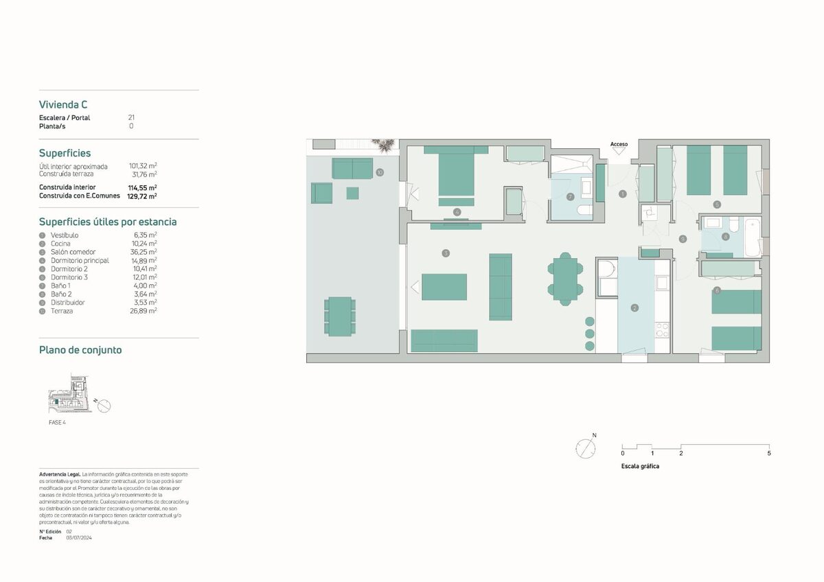 Квартира з 3 спальнями, 114м² в Естепона, Іспанія [ID: 0137-SP0461]