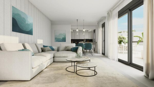 Penthouse w Estepona, Hiszpania, 98m² - obraz 5