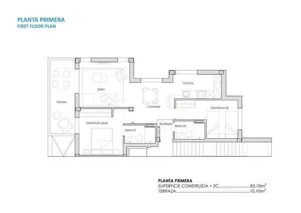 Квартира в Торре-Пачеко, Іспанія, 83м² - зображення 24