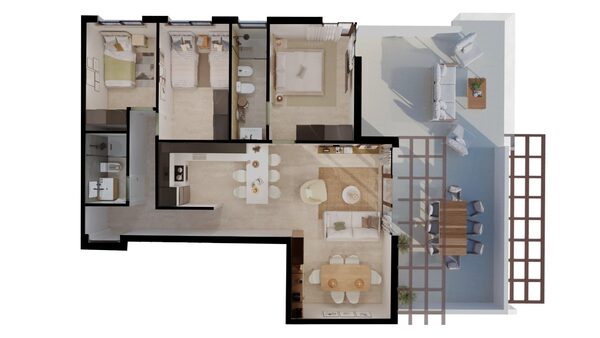 Квартира в Вера, Іспанія, 94м² - зображення 28