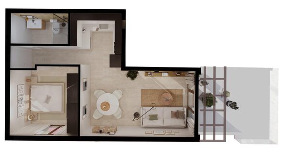 Квартира в Вера, Іспанія, 53м² - зображення 25
