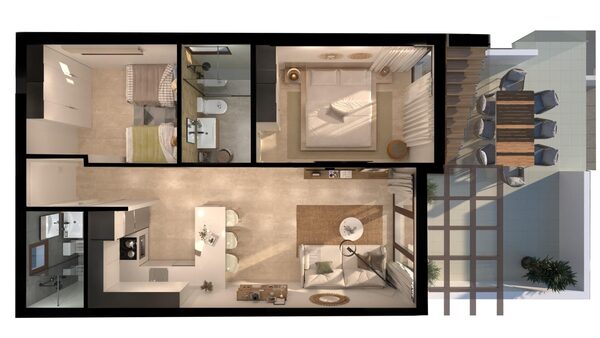 Квартира в Вера, Іспанія, 65м² - зображення 27