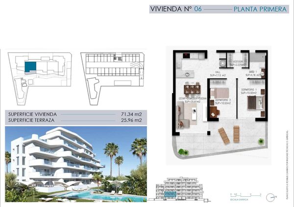 Квартира в Пилар-де-ла-Орадада, Испания, 71м² - изображение 11
