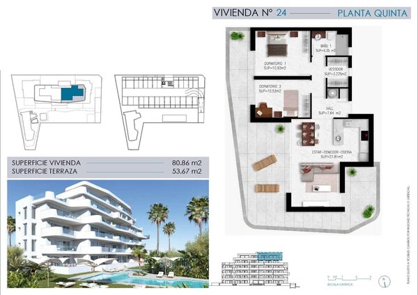 Пентхаус в Пилар-де-ла-Орадада, Испания, 80м² - изображение 11