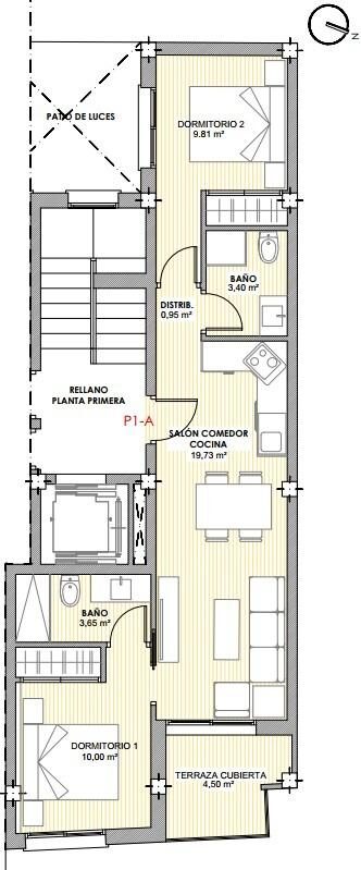 Apartament w Torrevieja, Hiszpania, 59m² - obraz 14