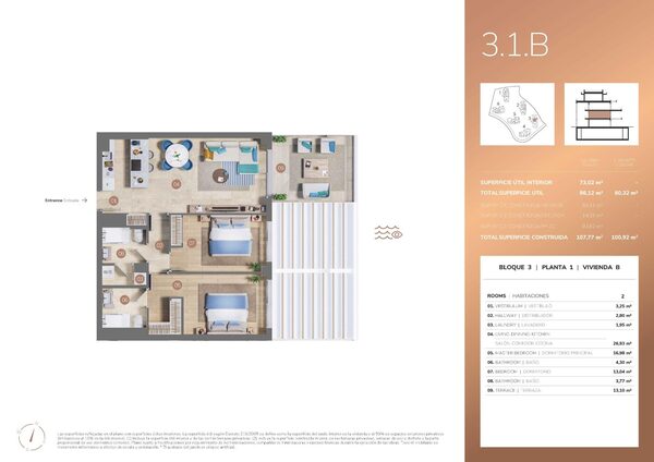 Квартира в Міхас, Іспанія, 100м² - зображення 20