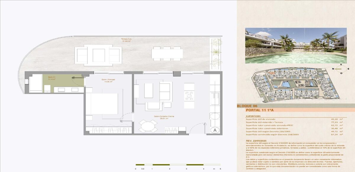 Квартира з 1 спальнею, 67м² в Естепона, Іспанія [ID: 0137-N9102]