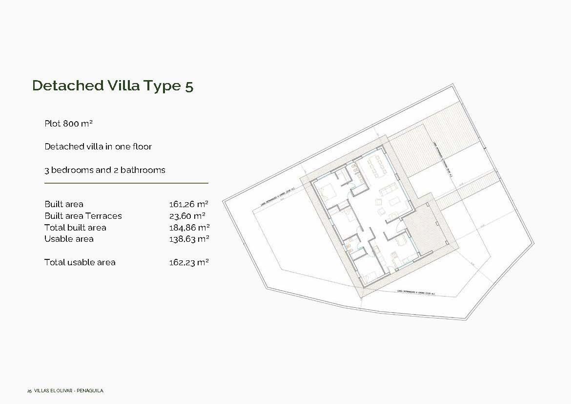 Вилла с 3 спальнями, 161м² в Пенагила, Испания [ID: 0137-N9099]