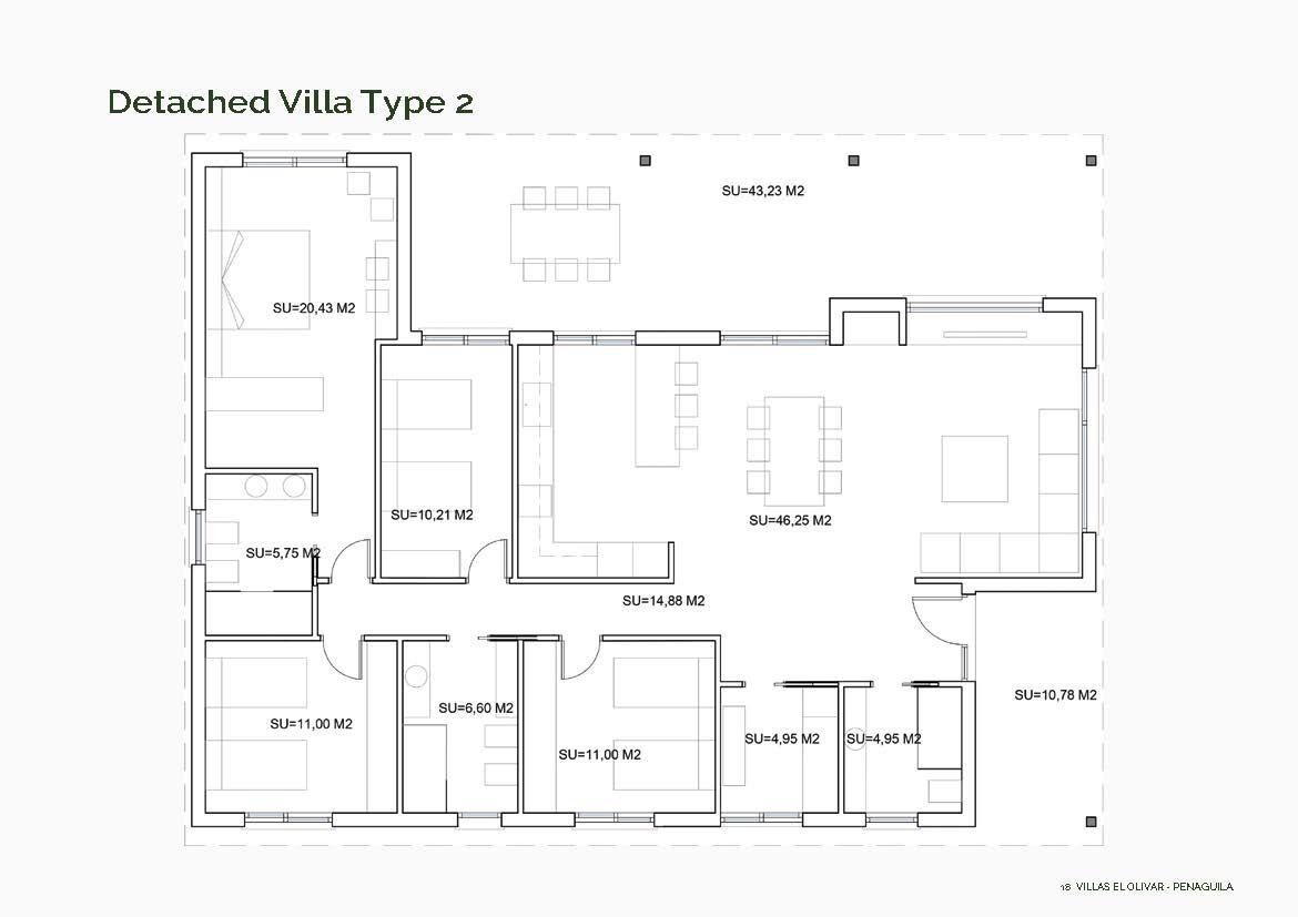 Villa with 4 bedrooms, 155m² in penaguila, Spain [ID: 0137-N9096]
