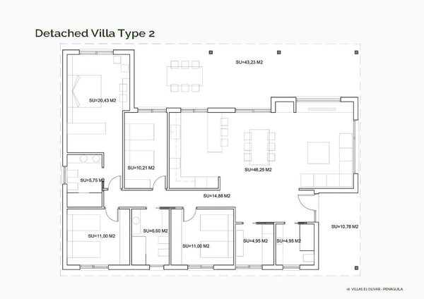 Вилла в Пенагила, Испания, 155м² - изображение 11