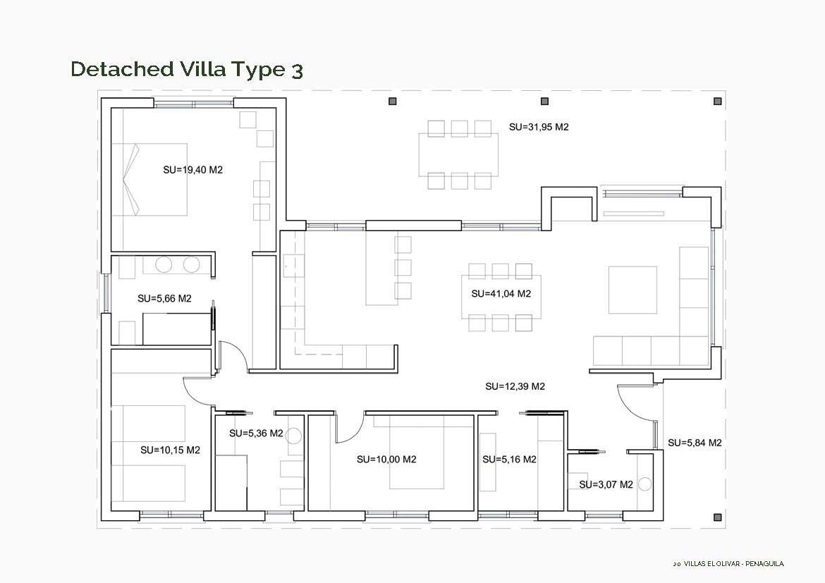 Villa with 3 bedrooms, 130m² in penaguila, Spain [ID: 0137-N9097]