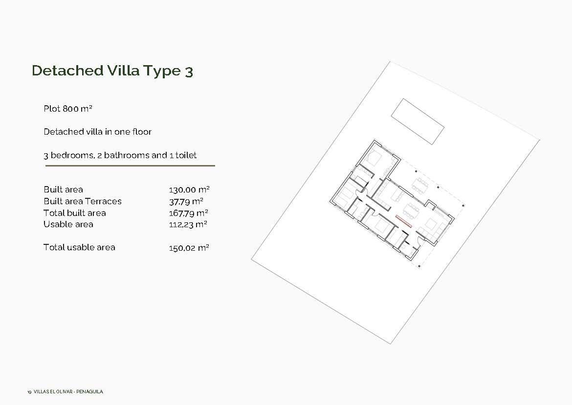 Villa with 3 bedrooms, 130m² in penaguila, Spain [ID: 0137-N9097]