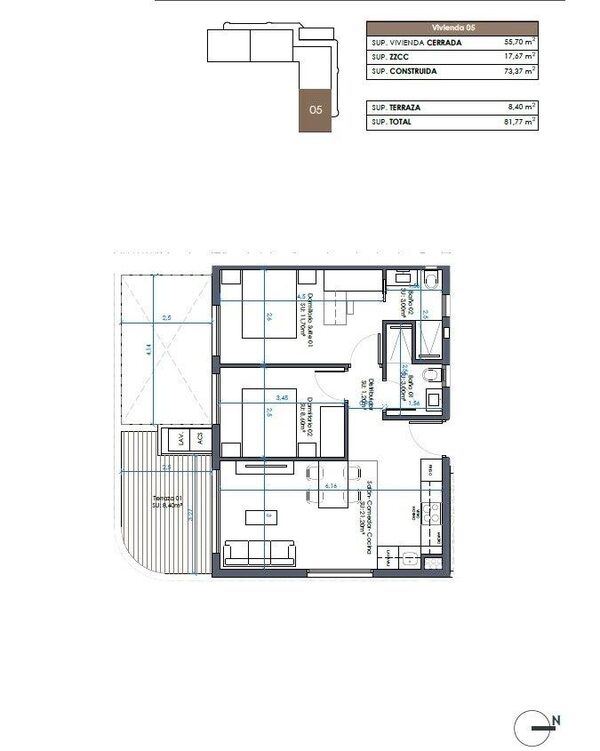 Квартира в Гуардамар-дель-Сегура, Испания, 73м² - изображение 13