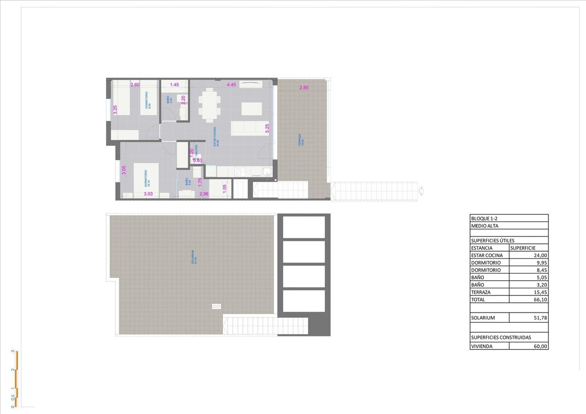 Bungalow z 2 sypialniami, 66m² w Pilar de la Horadada, Hiszpania [ID: 0137-N9064]