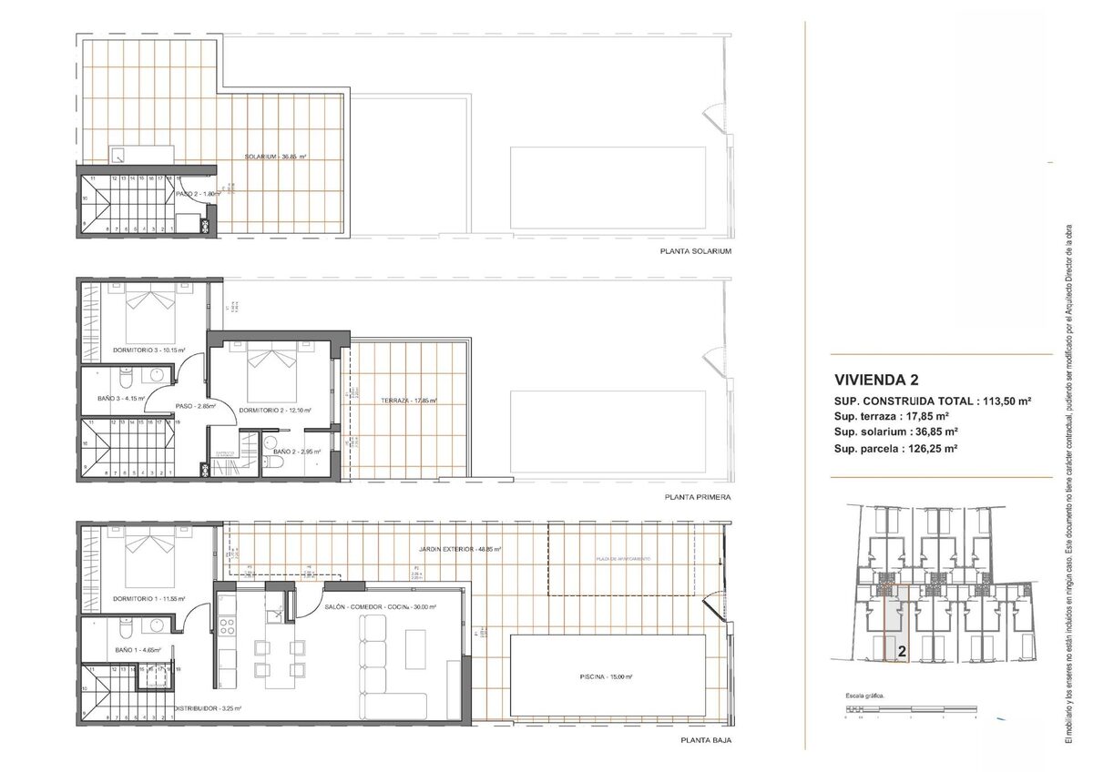 Willa z 3 sypialniami, 113m² w Santiago de la Ribera, Hiszpania [ID: 0137-N9056]