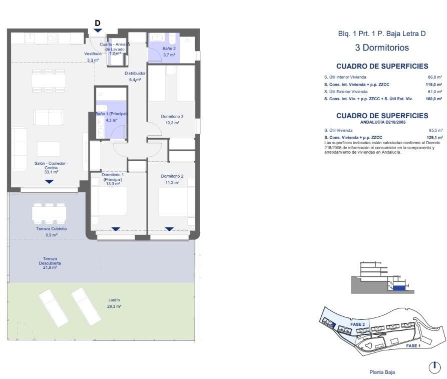 Apartment with 3 bedrooms, 133m² in San Roque, Spain [ID: 0137-N9043]
