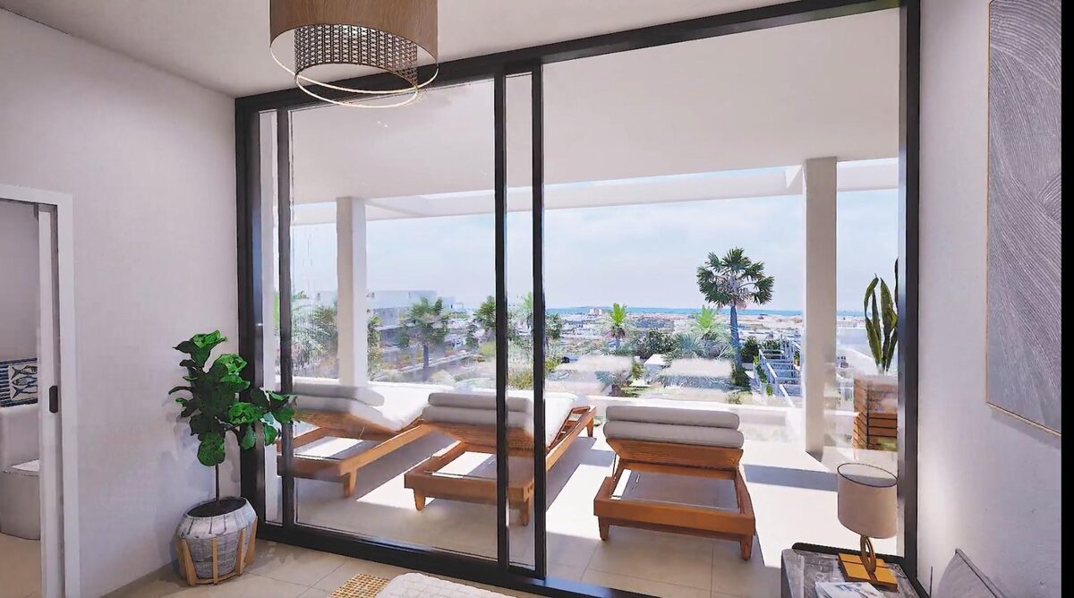 Penthouse z 3 sypialniami, 175m² w Cartagena, Hiszpania [ID: 0137-N9040]