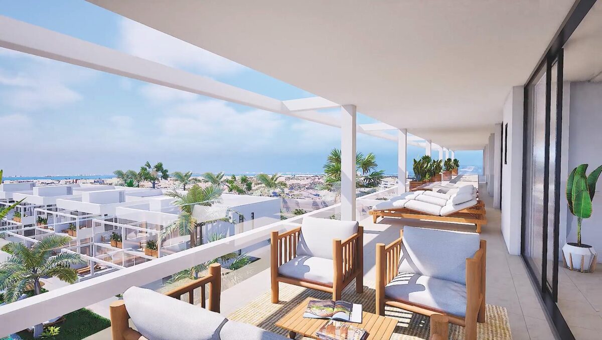 Penthouse z 3 sypialniami, 175m² w Cartagena, Hiszpania [ID: 0137-N9040]