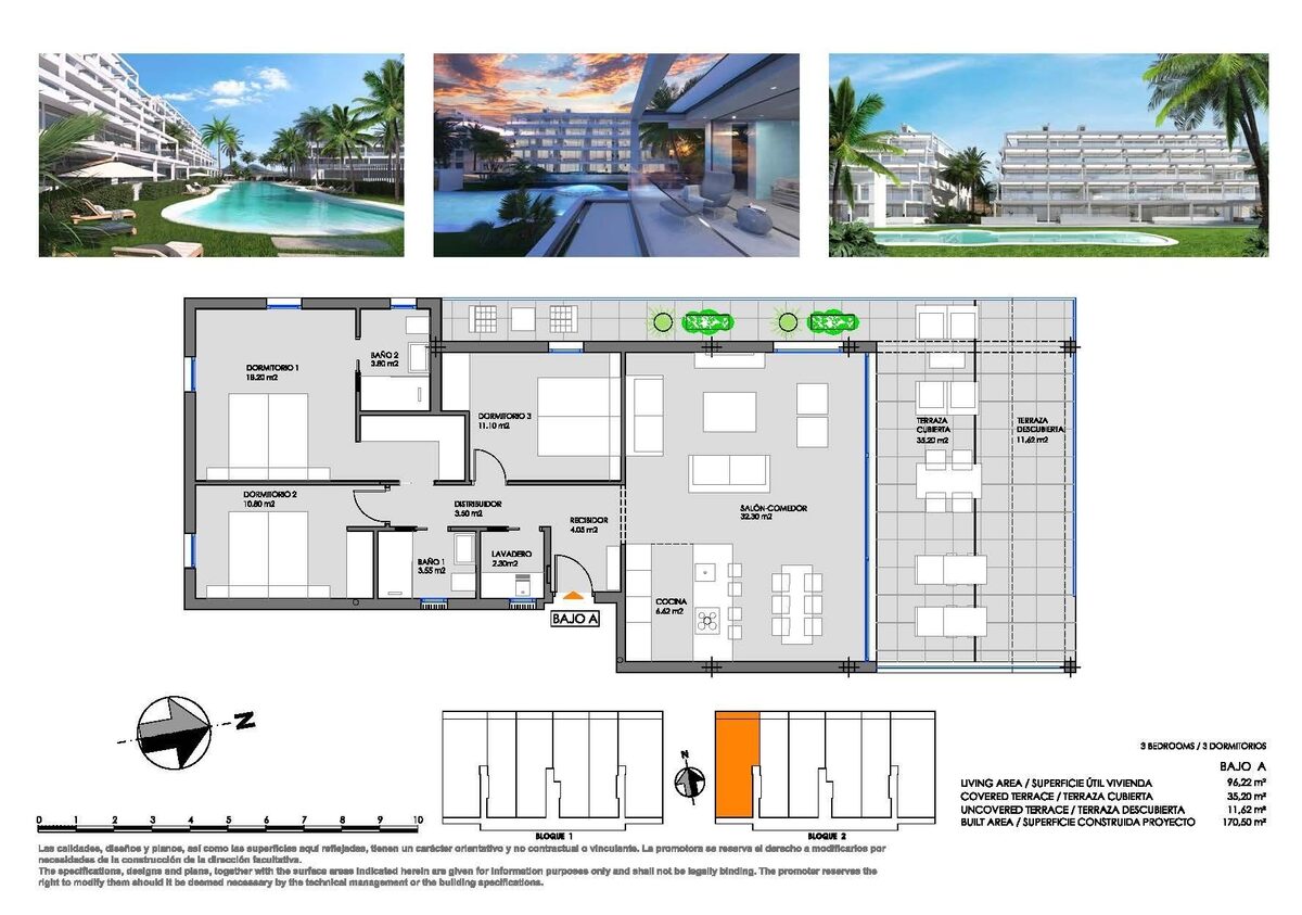 Квартира с 3 спальнями, 170м² в Картахена, Испания [ID: 0137-N9037]