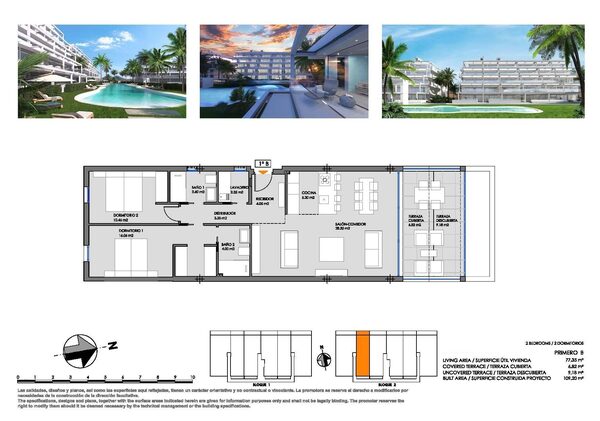 Квартира в Картагена, Іспанія, 109м² - зображення 19