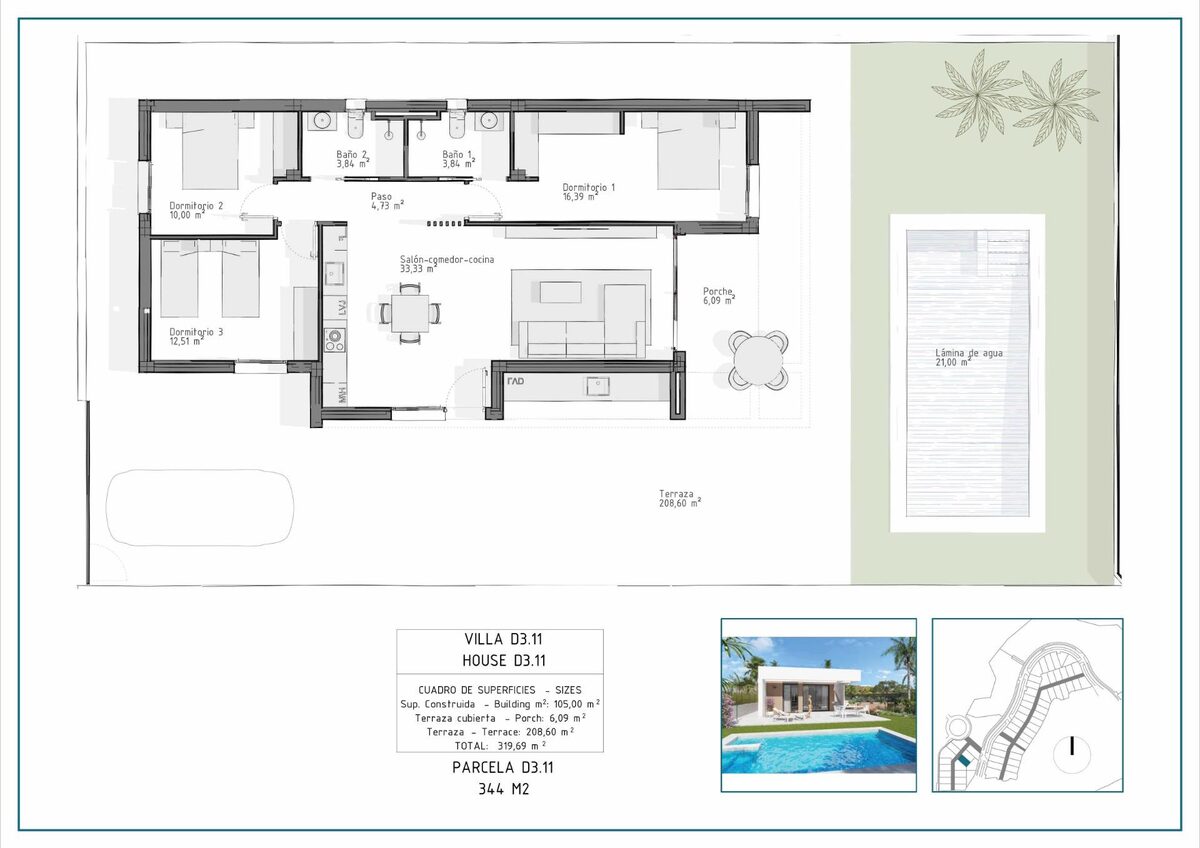 Villa with 3 bedrooms, 105m² in Vera, Spain [ID: 0137-N9033]