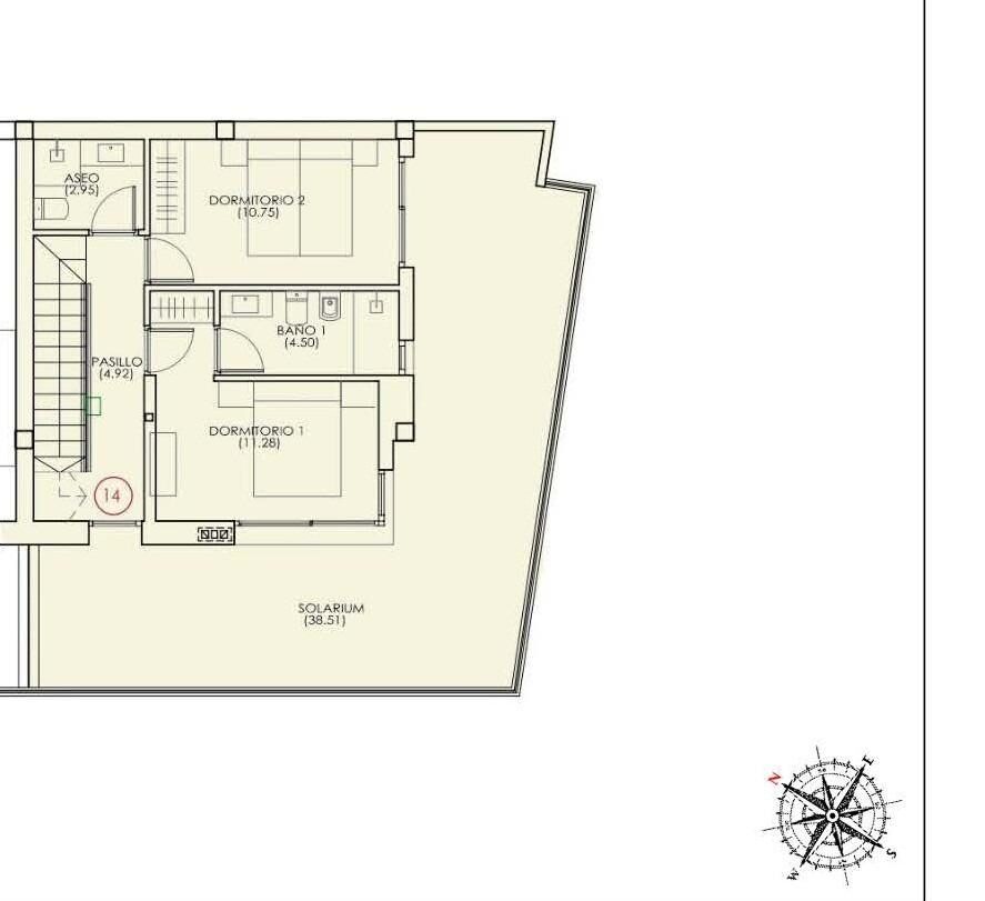 Penthouse z 3 sypialniami, 122m² w Torrevieja, Hiszpania [ID: 0137-N9035]