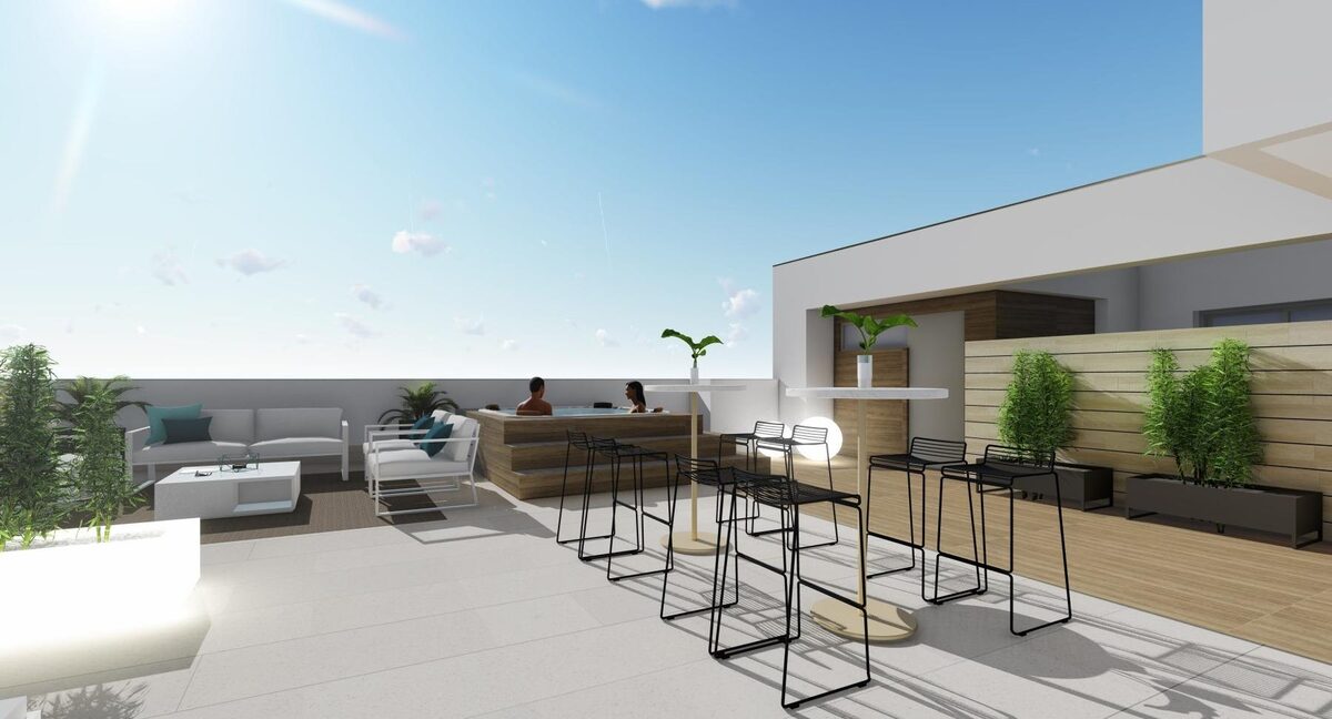 Penthouse z 3 sypialniami, 122m² w Torrevieja, Hiszpania [ID: 0137-N9035]