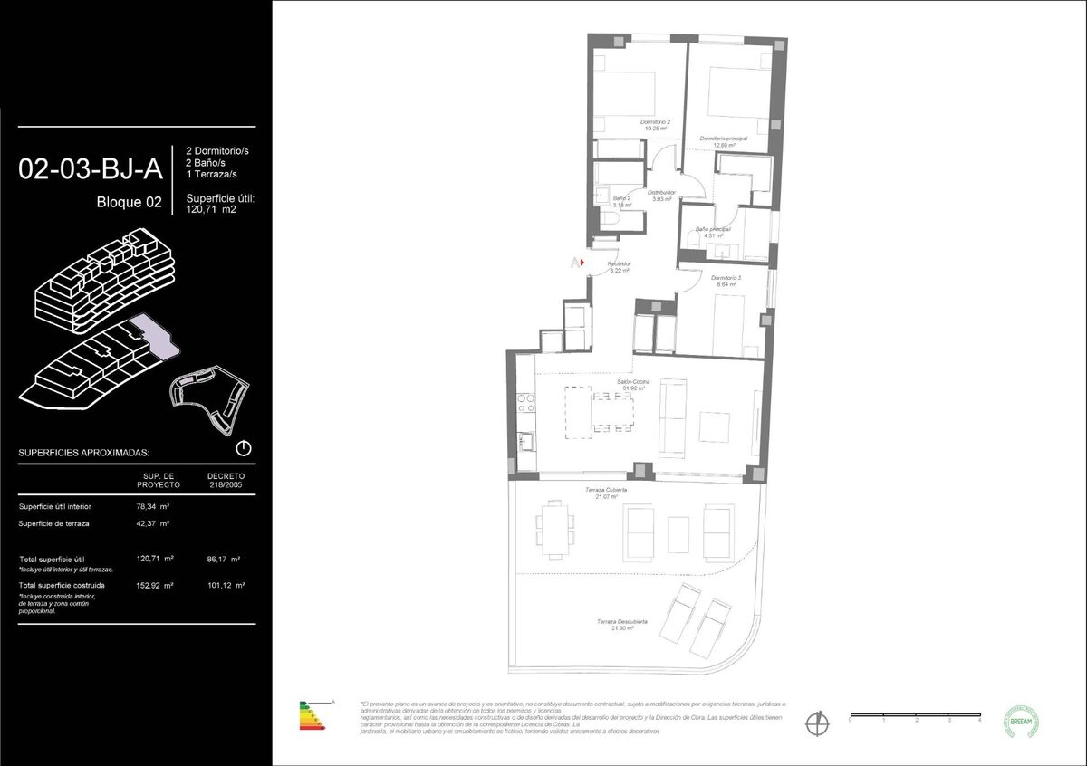 Apartament z 3 sypialniami, 101m² w Mijas, Hiszpania [ID: 0137-N9013]
