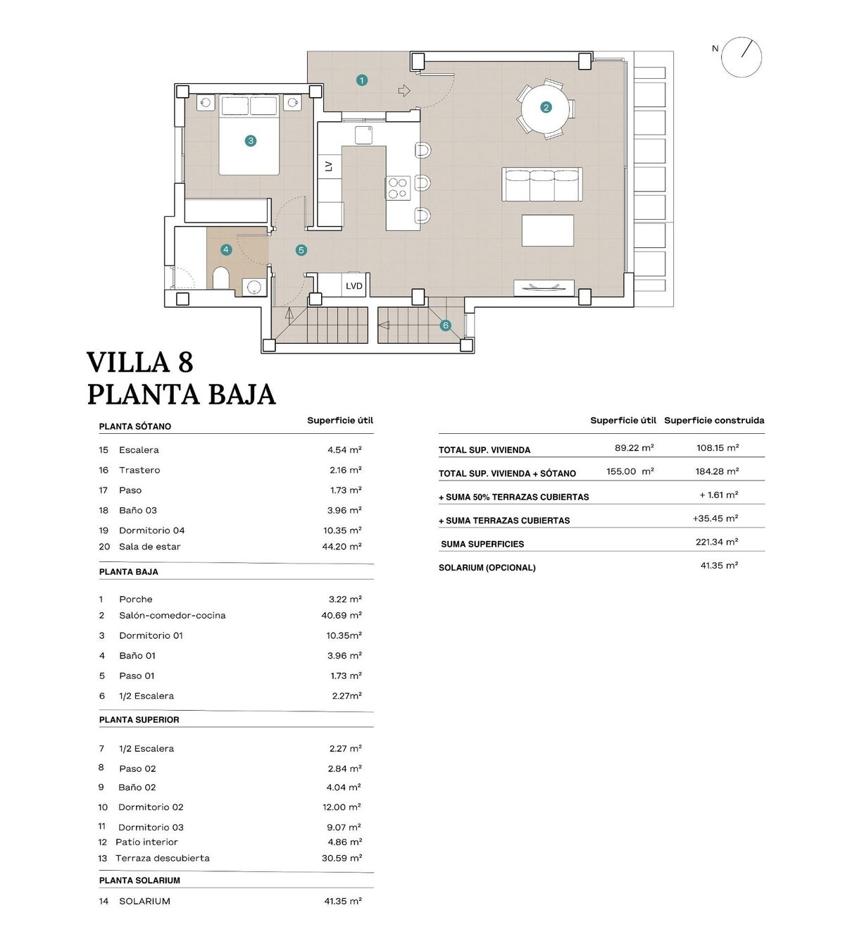 Willa z 4 sypialniami, 208m² w Polop, Hiszpania [ID: 0137-N9023]