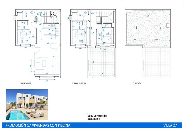 Вилла в Сан-Фульхенсио, Испания, 99м² - изображение 14