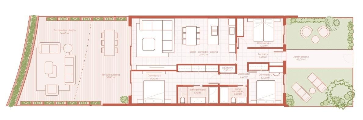 Bungalow with 3 bedrooms, 152m² in Benalmadena, Spain [ID: 0137-N8995]